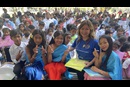 Dr. Lee (second from the right), pastor of Long Beach Cambodian American UMC, on a medical mission trip at a church orphanage in Cambodia. Photo courtesy of Dr. Lee, 2023.
