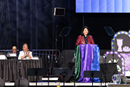 Joscelyne Cutchens speaking at General Conference. April 23, 2024. Photo courtesy of GCSRW.