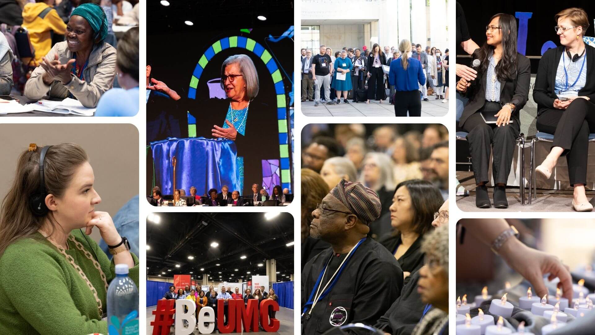 GCSRW events at General Conference. Images courtesy of Joscelyne Cutchens, 2024.