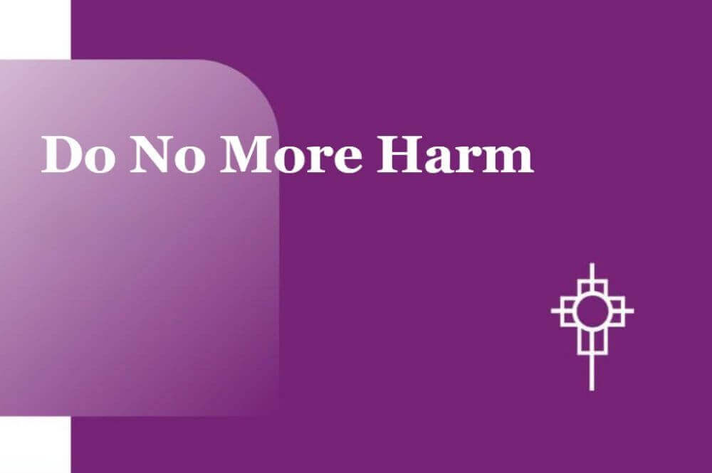 Do No More Harm is a United Methodist resource from the General Commission on the Status and Role of Women to provide guidance when sexual misconduct occurs in the church.