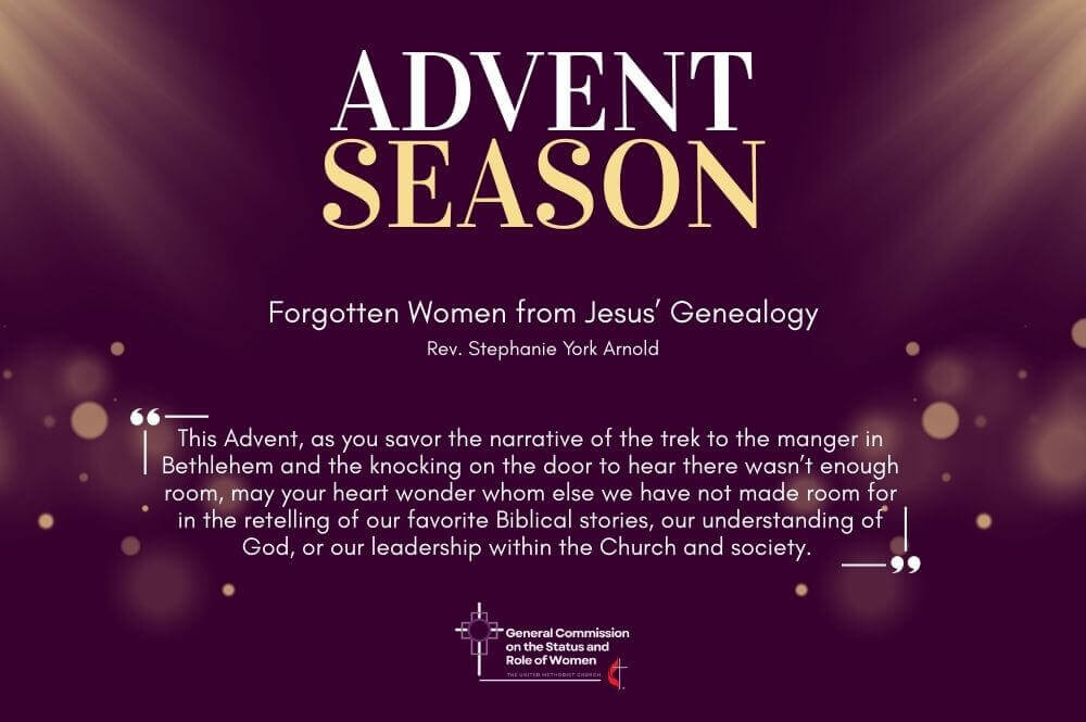 GCSRW Advent Season - Forgotten Women from Jesus' Genealogy
