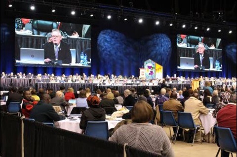Delegates in attendance at General Conference 2019. 