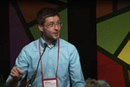 Screenshot of the Rev. Dillon Burns performing a slam poem called "Why now?" at the 2019 Michigan Annual Conference.