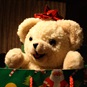 Christmas teddy bear. Photo courtesy photos-public-domain.com