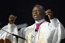  Bishop John Yambasu gives the sermon during morning worship May 19 at the 2016 United Methodist General Conference in Portland, Ore. File photo by Paul Jeffrey, UMNS.