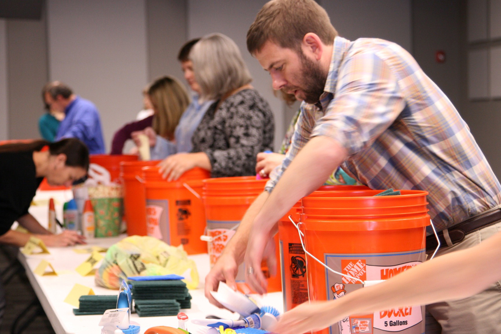 Flood buckets for Houston