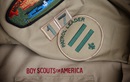 Detail of the sleeve of a Boy Scout uniform. Photo by Mike DuBose, United Methodist News Service.