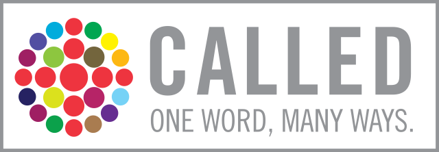 Called: One Word, Many Ways explores how to LISTEN for God’s voice, DISCERN what you’ve heard, and RESPOND faithfully. Logo courtesy of Higher Education and Ministry. 