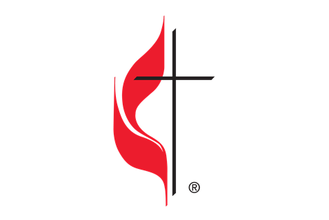 The cross and flame is the official logo of The United Methodist Church.