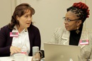 Participants discuss the work of United Methodist Women at their annual Board and Program Advisory Group meeting, in March 2017. Photo by Hattice McCord, courtesy of United Methodist Women.