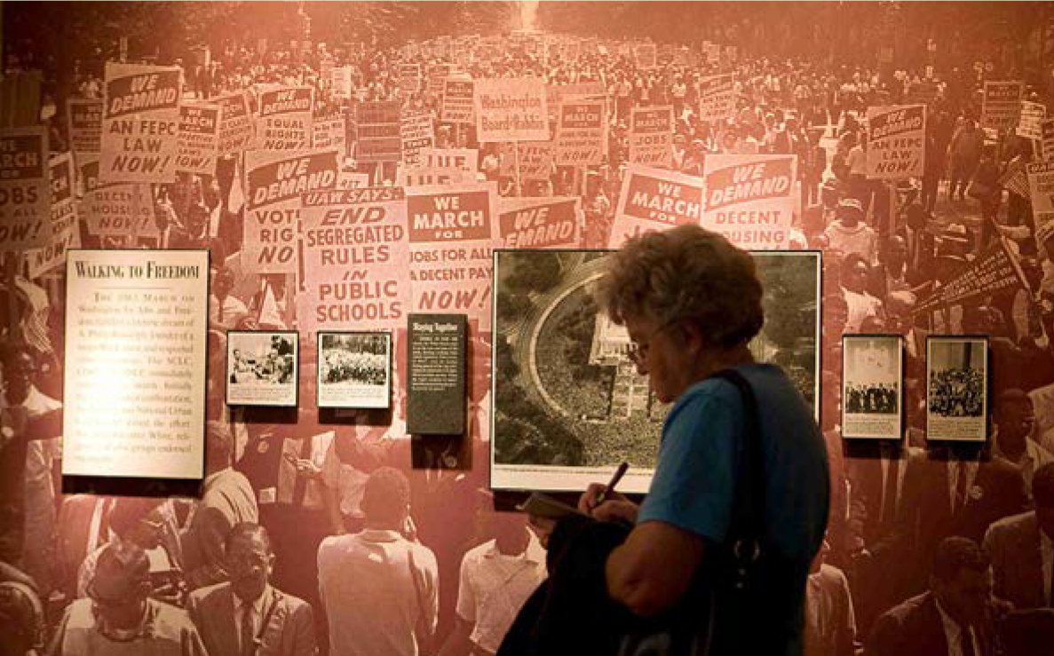 National Seminar participants in Birmingham, Ala., remember civil rights history.  Image courtesy of United Methodist Women.