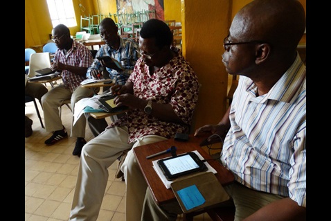 e-Reader Training in Sierra Leone