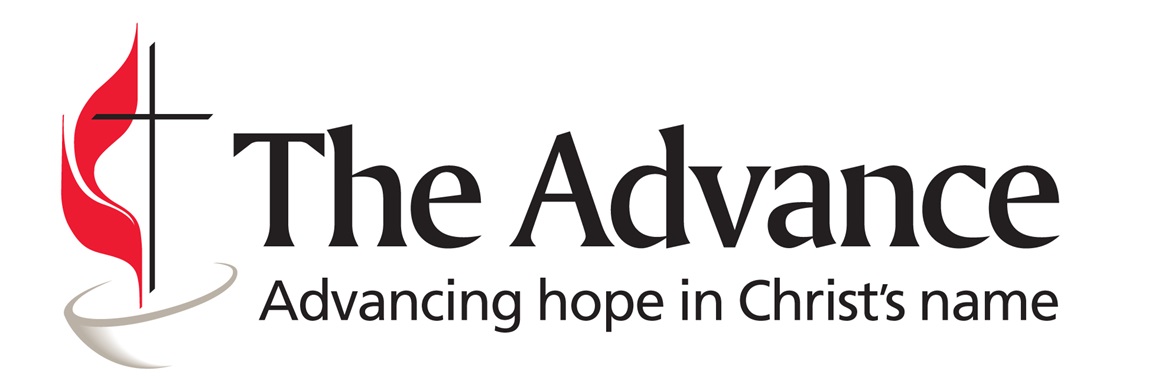 The Advance is an official program of The United Methodist Church for voluntary, designated, second-mile giving. Through The Advance, United Methodist annual conferences, districts, local churches, and organizations, as well as individuals and families, may choose to support mission programs or mission personnel with their financial gifts.  Logo courtesy of Global Ministries. 