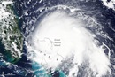 A NASA satellite image captures Hurricane Dorian over the Bahamas on Sept. 1, as the powerful Category 5 storm was directly over Great Abaco Island. Dorian became the strongest hurricane on record in the northwestern Bahamas. NASA Earth Observatory image by Lauren Dauphin, using MODIS data from NASA EOSDIS/LANCE and GIBS/Worldview.