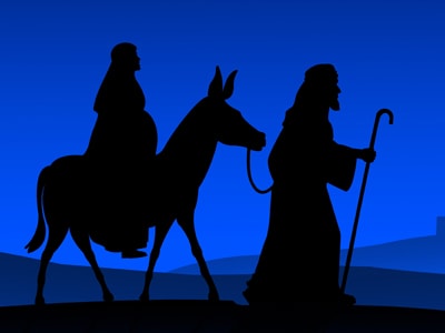 Joseph and Mary traveled some difficult roads as the earthly parents of Jesus. Photo courtesy of Beliefnet.com.