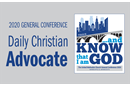 The Advance Daily Christian Advocate contains the rules, reports and legislation for the 2020 General Conference.