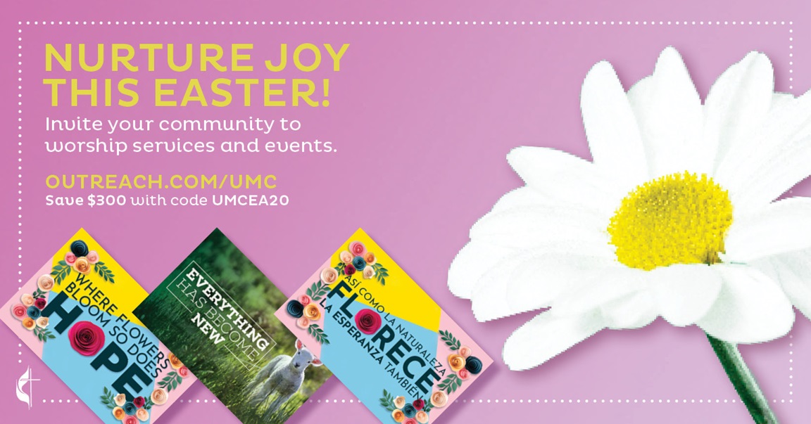 2020 Easter Outreach resources. Courtesy of United Methodist Communications.