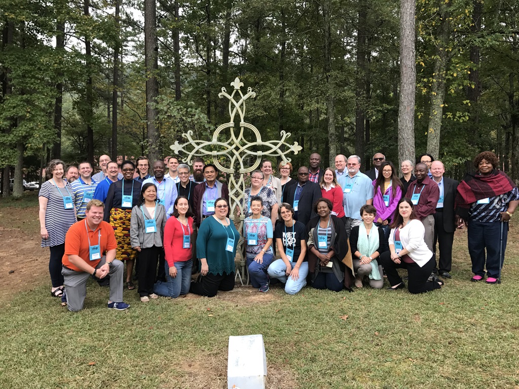 The Commission on General Conference held their fall meeting at Camp Sumatanga in Gallant, Ala. Photo by Diane Degnan, United Methodist Communications.