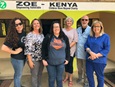 A group of laity and pastors from the Florida conference in Kenya visiting Zoe Empowers and spending time with Orphans & Vulnerable children. Courtesy of the Florida Annual Conference. 2020.