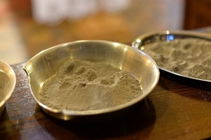 Bowl of ashes for Ash Wednesday service. Courtesy of UMCOM. 2020.