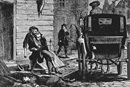 Artist interpretation of the yellow fever epidemic in Philadelphia in 1793. As United Methodists look to a challenging and formative future, lessons learned from the church’s actions in past pandemics may provide guidance. Print from Bettmann Archives.