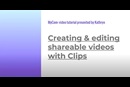 Clips demo screencap