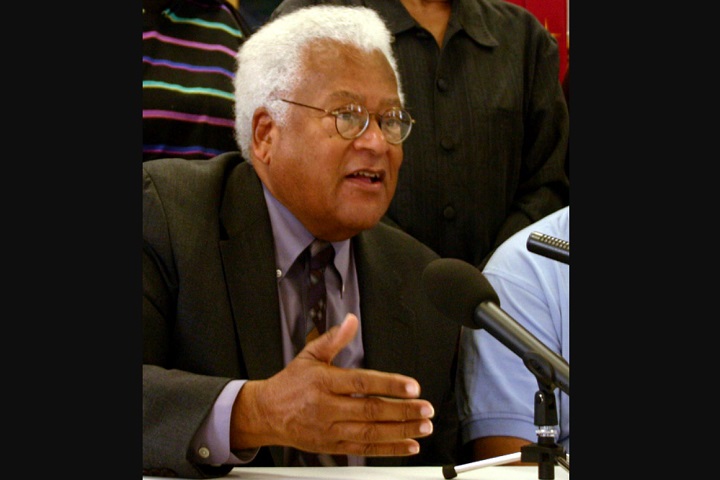 Rev. James Lawson speaking in Nashville in 2005.
