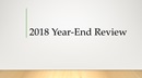 Cover page of UMCom 2018 Year end Review.