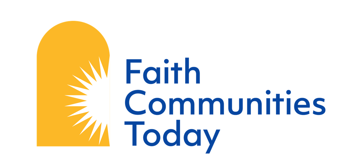 Faith Communities Today (FACT) is a a multi-faith research coalition conducting surveys and practical reports on congregations and congregational life in the U.S. Logo courtesy of Faith Communities Today. 