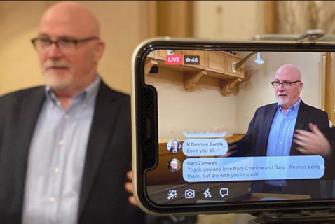 United Methodist Communications has responded to a tumultuous 2020, also the year marking our 80th year in ministry, with innovative global technology solutions, transformative local church. Screenshot from video produced by United Methodist Communications.  