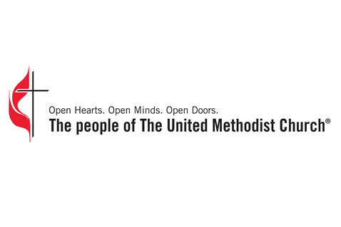United Methodist Church brand promise logo, 3x2 ratio.