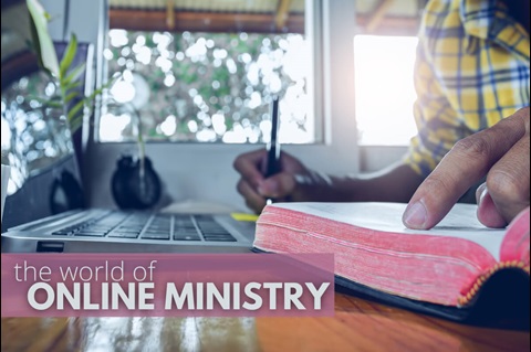 The World of Online Ministry. Photo courtesy of United Methodist Communications.