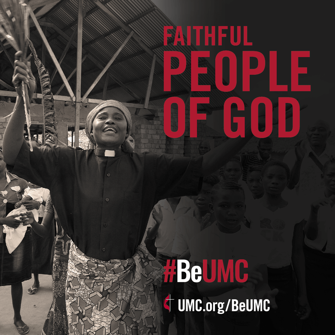 We are dedicated to growing in faith as we become disciples of Jesus Christ. The #BeUMC campaign reminds us of who we are at our best — the spirit-filled, resilient, connected, missional, faithful, diverse, deeply rooted, committed, disciple-making, Jesus-seeking, generous, justice-seeking, world-changing people of God called The United Methodist Church. Social media graphic, English.
