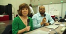 Church communicators give a backstage report about General Conference 2016 in Portland, OR. Video image courtesy of United Methodist Communications. 