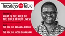 In this episode of Tuesdays at the Table, we talk with Dr. Kabamba Kiboko about how United Methodists read scripture. 