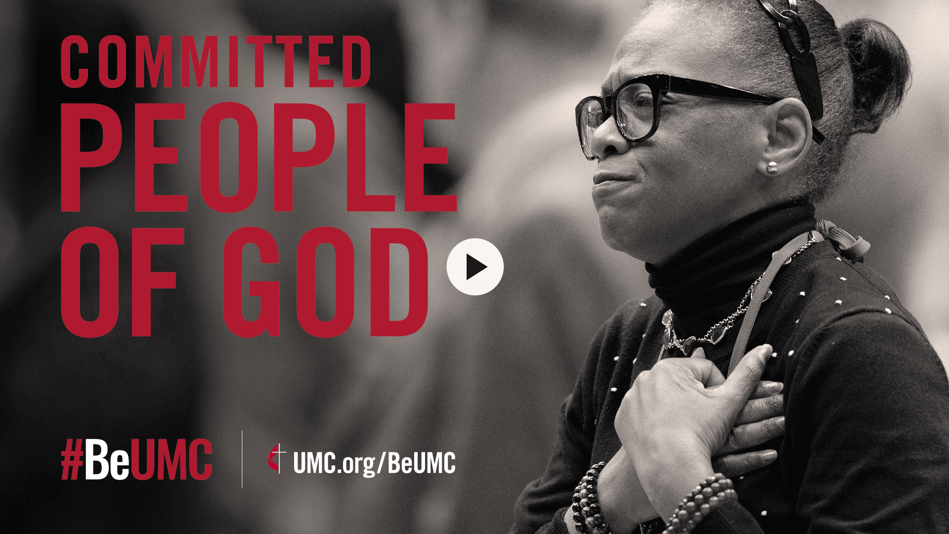 We are committed to taking a stand against racism and injustice. The People of God campaign celebrates the core values that connect the people of The United Methodist Church. We are faithful, Jesus-seeking, missional, committed, spirit-filled, deeply rooted, connected, resilient, justice-seeking and diverse people of God. Download and share the videos below on your social media channels, your website, or as a part of your worship service. Image for Committed, video screenshot.