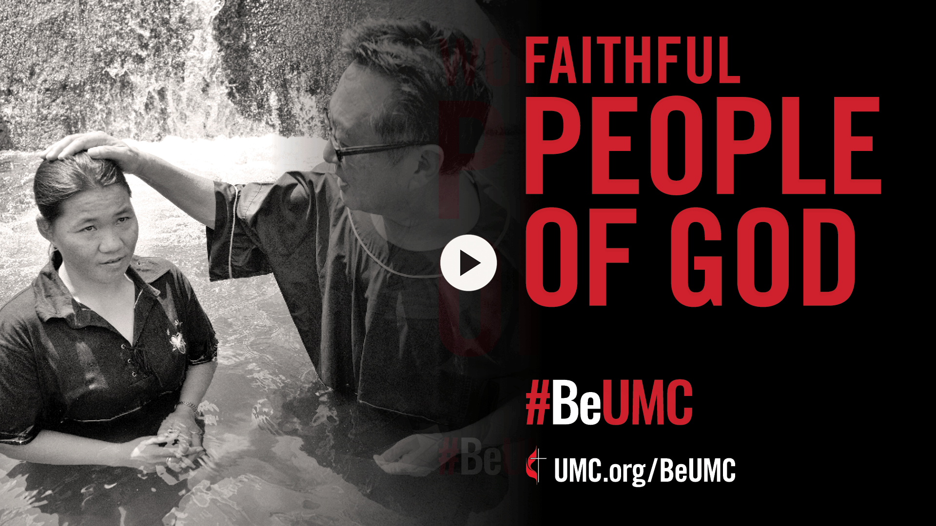 We are dedicated to growing in faith as we become disciples of Jesus Christ. The #BeUMC campaign reminds us of who we are at our best — the spirit-filled, resilient, connected, missional, faithful, diverse, deeply rooted, committed, disciple-making, Jesus-seeking, generous, justice-seeking, world-changing people of God called The United Methodist Church. Video screenshot.