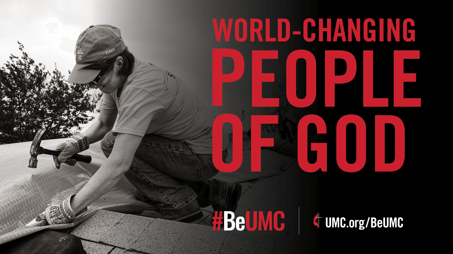We strive to make the world a better place. The #BeUMC campaign reminds us of who we are at our best — the spirit-filled, resilient, connected, missional, faithful, diverse, deeply rooted, committed, disciple-making, Jesus-seeking, generous, justice-seeking, world-changing people of God called The United Methodist Church. Worship graphic..