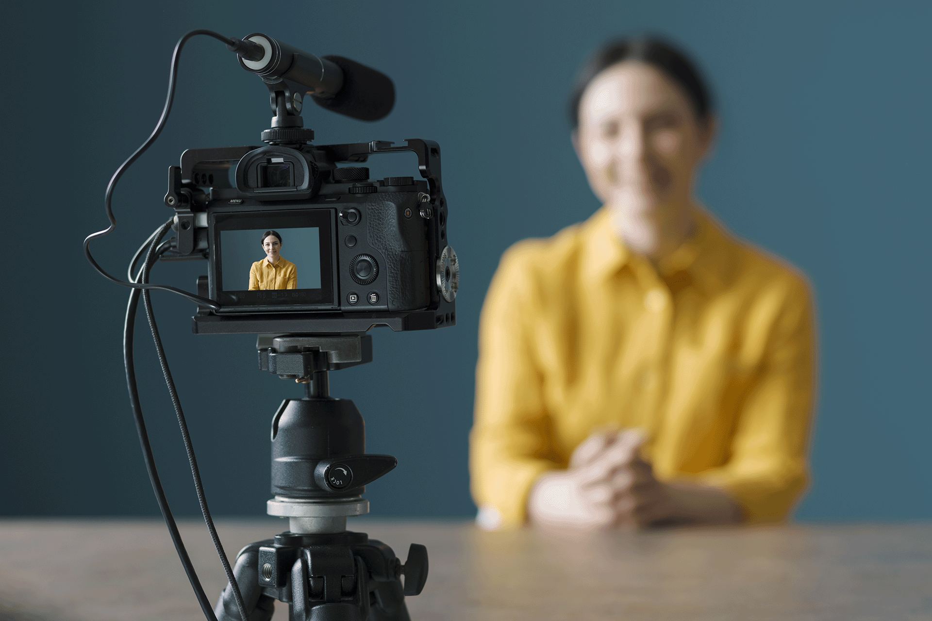 One of the greatest benefits to creating video announcements is the ability to share videos online through Facebook, Twitter and other social media channels. Image by demaerre, iStockphoto.com.