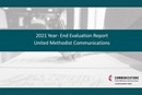UMCom 2021 Year End Evaluation Report cover image.