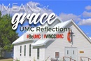 Logo from the Means of Grace podcast of the Western NC Conference. 