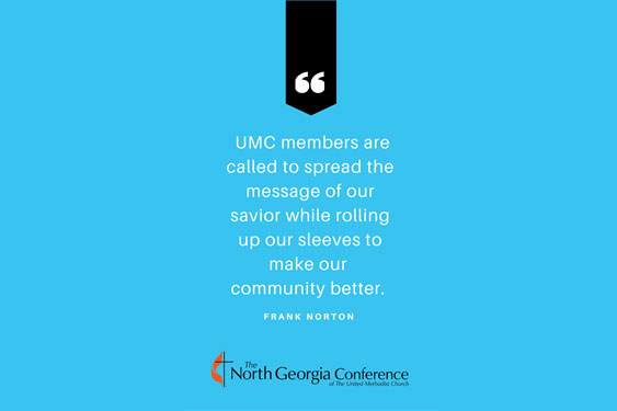 Logo for Laity Sunday from the North Georgia Conference. 