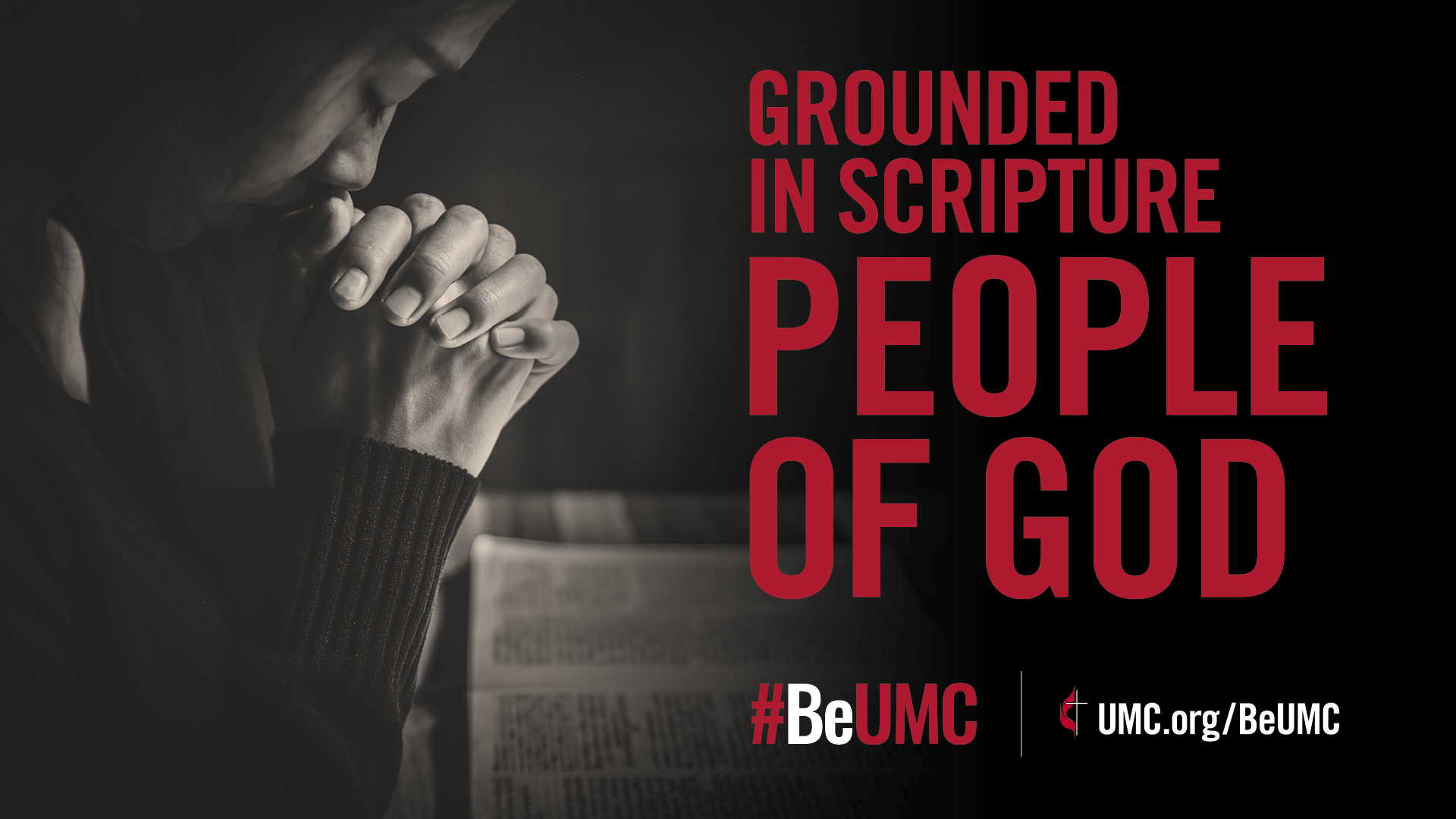 The #BeUMC campaign reminds us of who we are at our best. As people of God called The United Methodist Church, we’re faithful followers of Jesus seeking to make the world a better place. Grace-filled (praise), worship graphic.