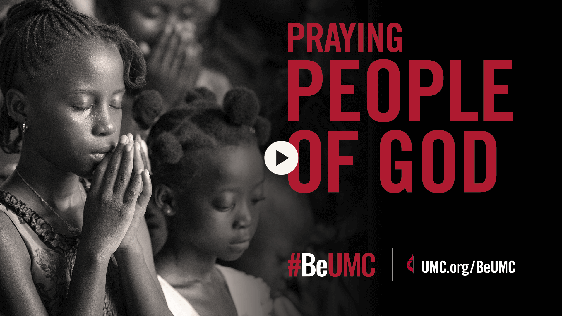 The #BeUMC campaign reminds us of who we are at our best. As people of God called The United Methodist Church, we’re faithful followers of Jesus seeking to make the world a better place. Praying (girl), video screenshot.