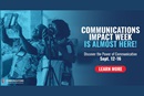 Sample of promotional image for Communications Impact Week courtesy of United Methodist Communications.