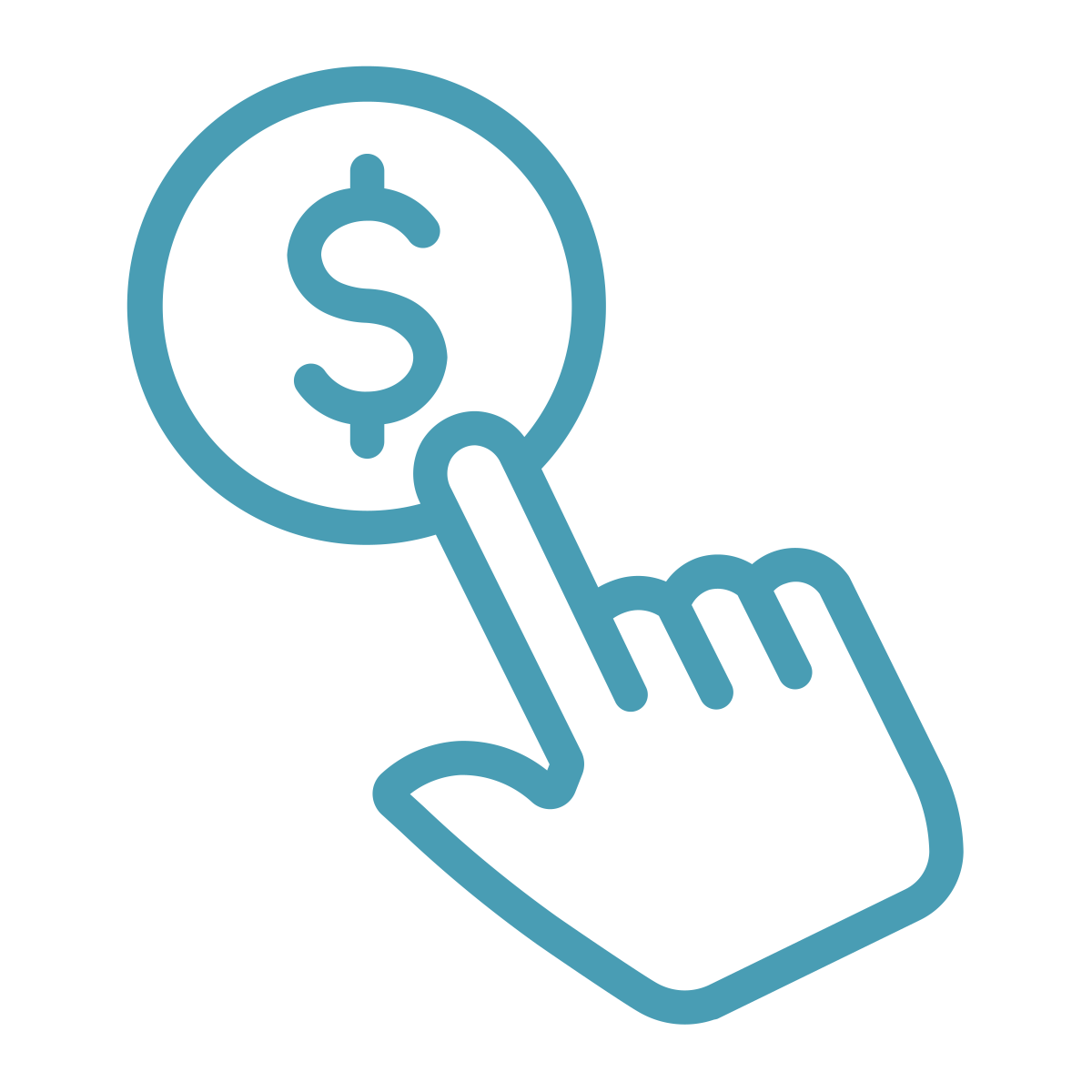 Make giving easier by lowering barriers for your attendees and members with optional online giving. Icon by NounProject.com.