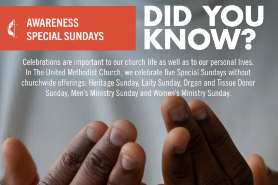 Image from the Special Sundays Annual Conference Awareness bulletin insert. (Courtesy of  United Methodist Communications' Connectional Giving team.)