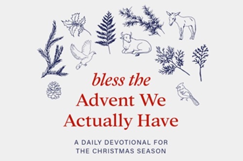 Bless this Advent daily devotional. Courtesy of Kate Bowler