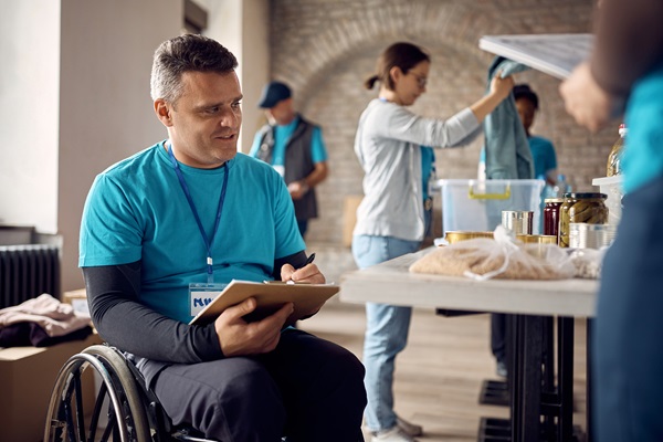 Individuals with disabilities may encounter barriers that hinder their active participation in volunteer efforts. Don't allow negative stereotypes to dissuade you from actively seeking their help. Getty Images.