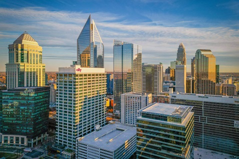 View of downtown Charlotte, NC skyline. Photo by Jonathan Ardila, Unsplash.com. 